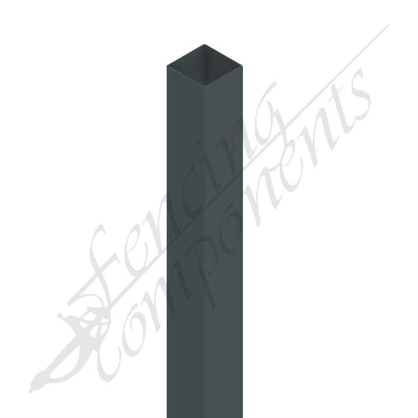 50x50x2400 2.4m Steel Post (Basalt/ Dark Smoke)