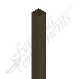 [PEST5024] 50x50x2400 - 1.6mm - Steel Post (Estate/ Ironbark)