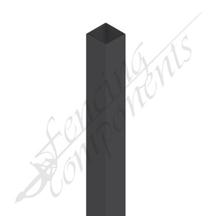 50x50x2400 - Steel Post (Monument/ Gunmetal Grey/ Monolith)