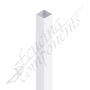 50x50x2400 2.4m Steel Post (Pearl White) #25