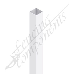 [PWHI6524] 65x65x2400 2.4m Steel Post (Pearl White) #25