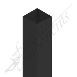 [PBLK1003030] 100x100x3000 - 3mm - Steel Post (Satin Black)