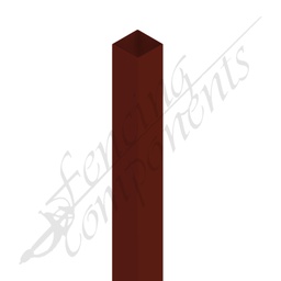 [PRED5030] 50x50x3000 - 1.6mm - Steel Post (Red Oak) x