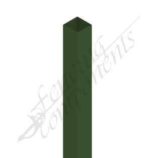 65x65x3000 3.0m Steel Post (Heritage Green)