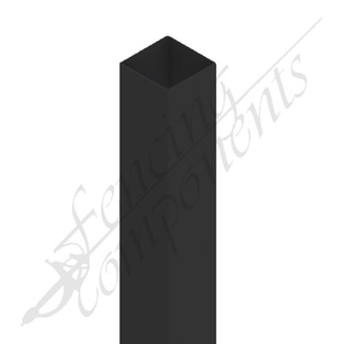 75x75x3000 - 3mm - Steel Post (Satin Black) - Fits Bridge