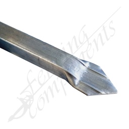 [SA2100] Press Formed Spear Aluminium 25x25 2100 1.5mm