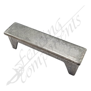 65x16x1.2 Aluminium Rectangular End Cap FLAT
