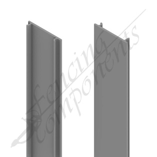 ModuSlat© Aluminium Screen Infill 5m - Woodland Grey