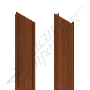 Timber Look (Dark Cedar) Slat Screen Infill 5m