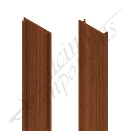 [ASTIMSI50] Timber Look (Dark Cedar) Modular Slat Screen Infill 5m