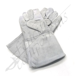 [CLEAR-ww-leathergloves] Clearance Item - Leather Welding Gloves - One Size [P/PAIR]