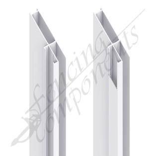 ModuSlat© Aluminium Gate Frame 6m - Pearl White
