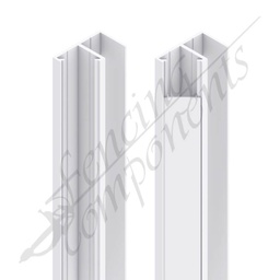 [ASWHIPF50] ModuSlat© Aluminium Panel Frame 5m - Pearl White