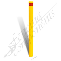 [KBF90-IG] In-Ground Bollard Safety Yellow 90D x 1200mm (900mm Above Ground) S
