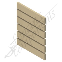 [AP65166514TER] Paperbark Modular Slat 65x16x1.4mm 6.5m