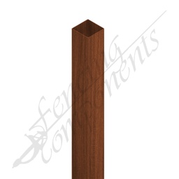 [FPTIM5065] Dark Cedar (Timber) Aluminium Post 50x50x6500 1.6mm