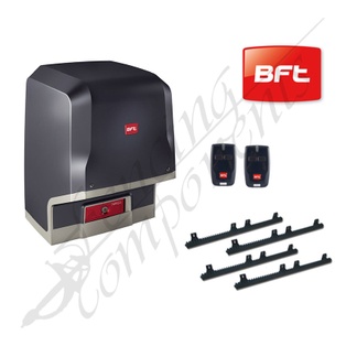 BFT ICARO Ultra AC A2000 Sliding Gate Motor KIT (2000KG Load)(inc. 2 remotes + 4 gear racks)
