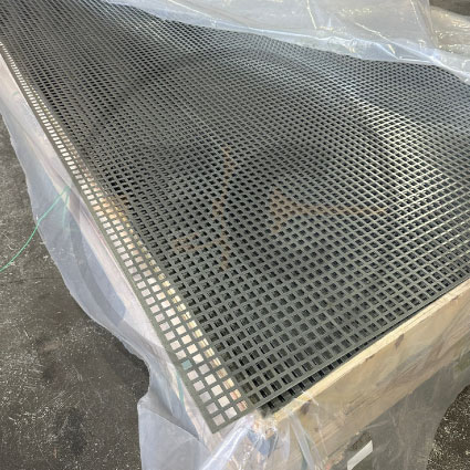 Perforated Sheet Mesh 1220x2440x1.6mm - 11.1 Square Hole - Pre-galvanised