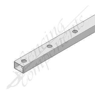 Alu Double Punched 38x25 1.6mm 6m (16OD - 90mm Gap)