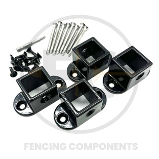 Clearance Item - Set of 4 Fence Brackets to suit 25x25 Rail Stairflex