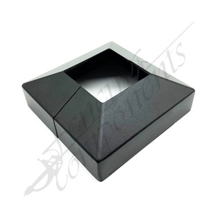 Clearance Item - StairFlex© Post Cover 50x50 Cast Alu (Texture Black)